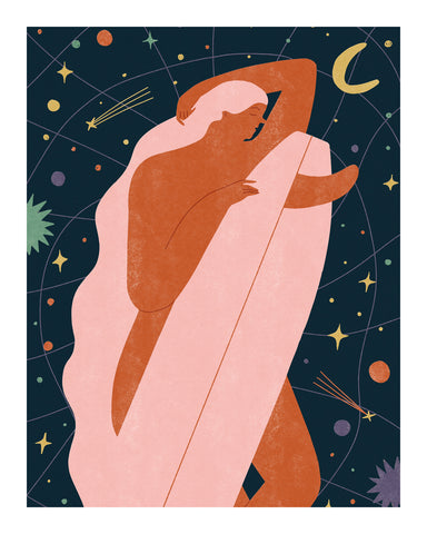 Whole universe in my hands- Art Print