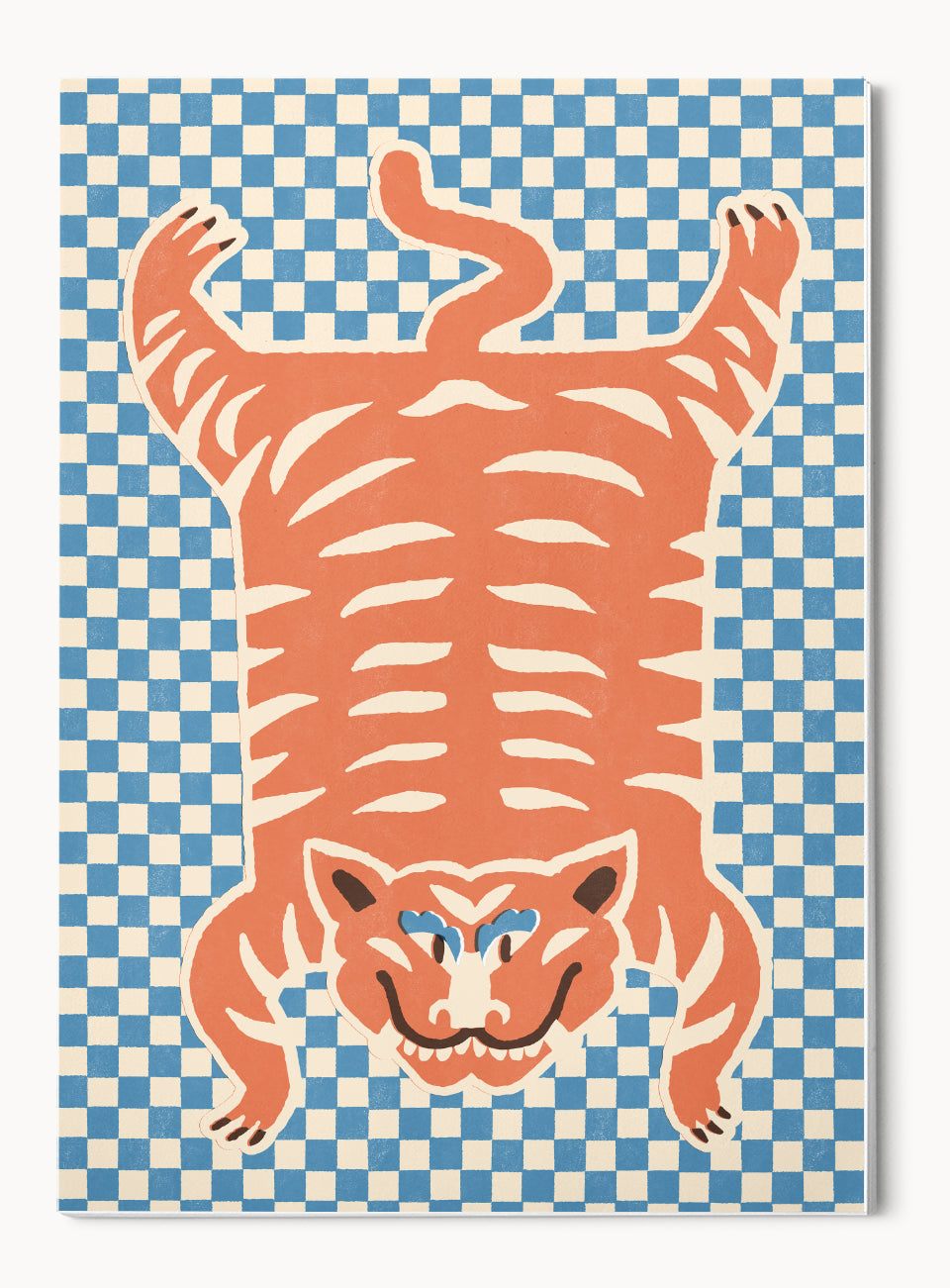 Tibetan tiger rug - Card