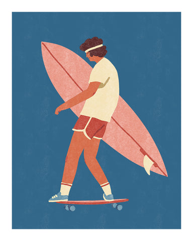 Vaya a la Playa - Art Print