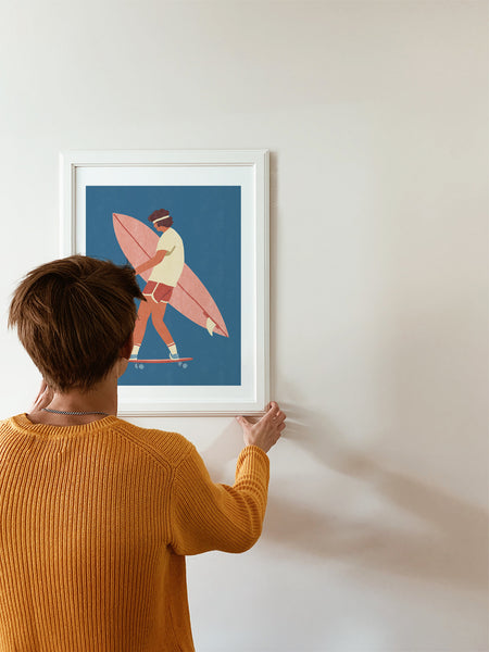 Vaya a la Playa - Art Print