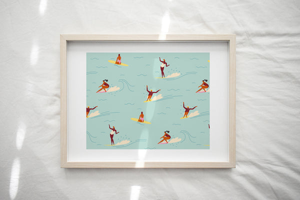 Waikiki tribe - Art Print